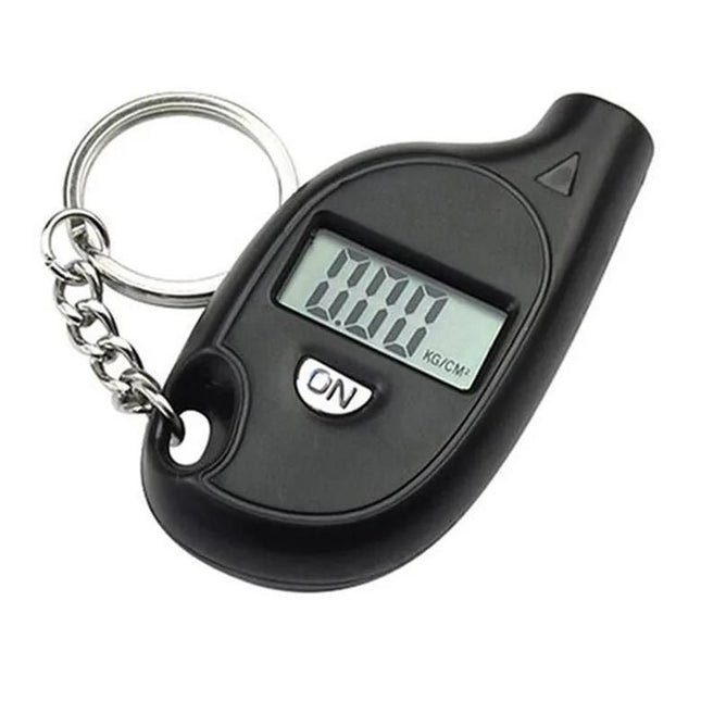 Compact Keychain Digital Tire Pressure Gauge with LCD Display - Wnkrs