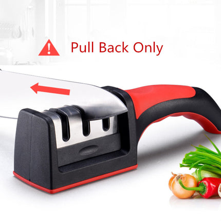 Professional Knife Sharpener Kitchen Sharpening Stone Whetstone Tungsten Steel Diamond Ceramic Kitchen Knifes Accessories - Wnkrs