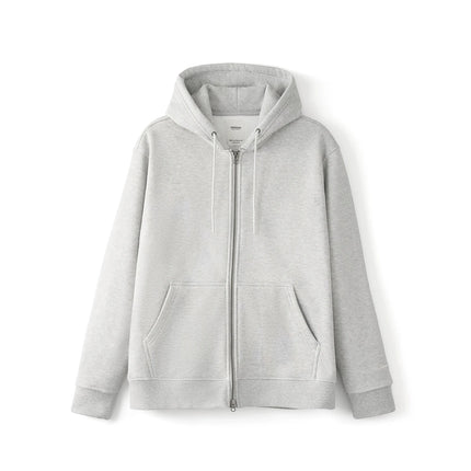 Men's Oversize Full Zip Fleece Lined Hoodie