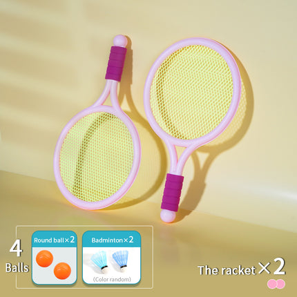 Kids Badminton and Tennis Racket Set