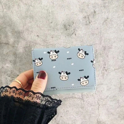 Chic Cow Print Tri-fold Women's Wallet - Wnkrs