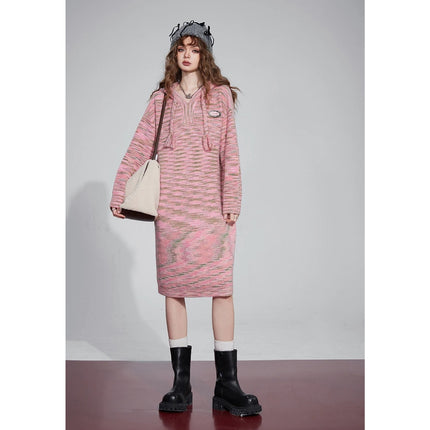 Robe à capuche confortable de style coréen Kawaii pour femme