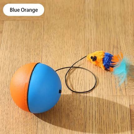 Jouets pour chat Madden - Bâton de souris taquin automatique et balle électrique pour chat pour dépenser de l'énergie