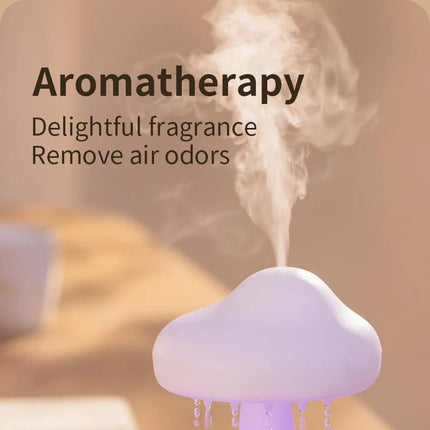 Humidificador de aire Raindrop con lámpara de colores