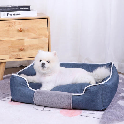 Lit moelleux et lavable pour chien - Coussin confortable pour chiens et chats de petite et moyenne taille