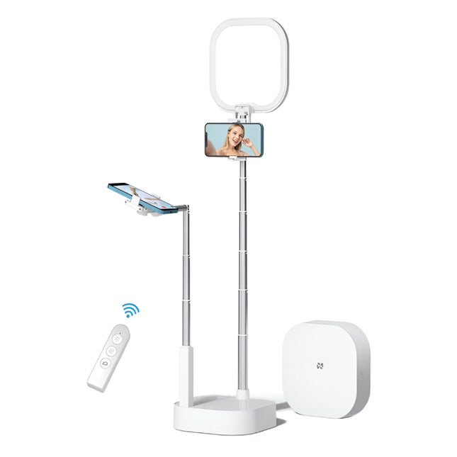 Foldable Phone Holder with LED Light & Wireless Control