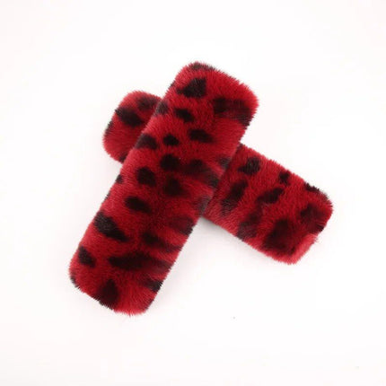 Luxurious Leopard Print Car Seat Belt Shoulder Pad - Wnkrs