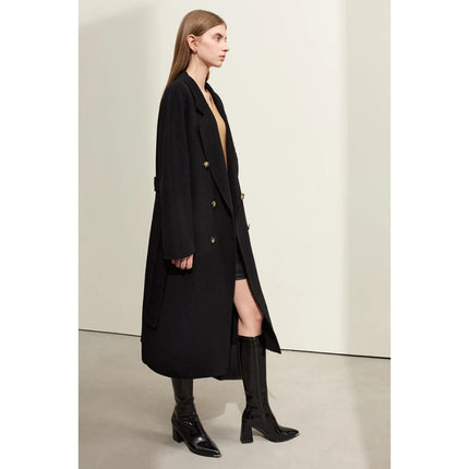 Manteau d'automne en laine élégant pour femme