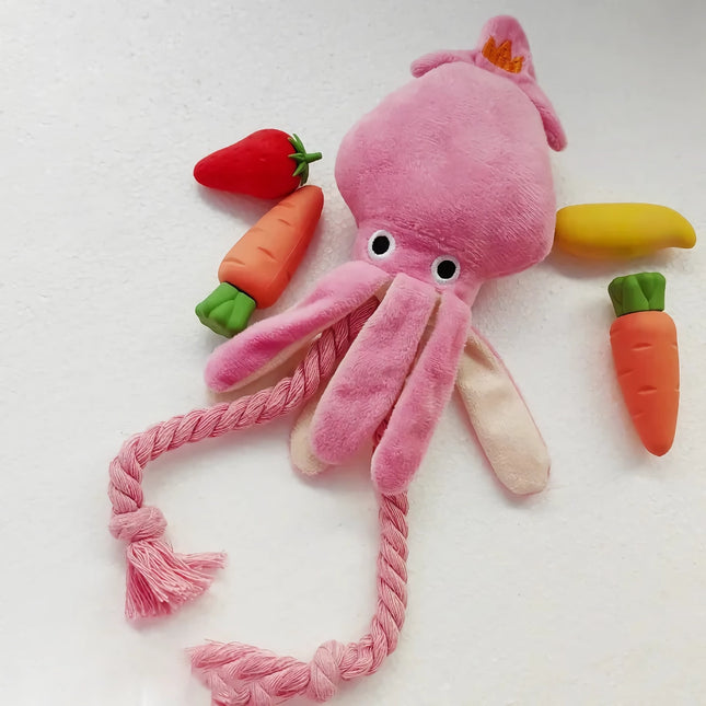 Jouet en peluche en corde Super Pet Octopus