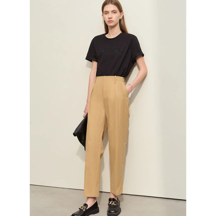 Minimalist Women's Harem Pants - Casual & Comfy Ankle-Length Basics