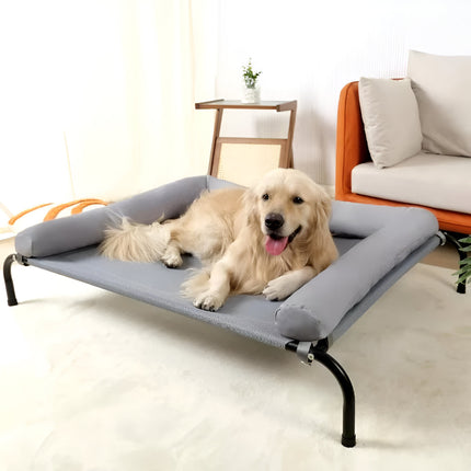 Grand lit confortable pour chien avec coussin respirant