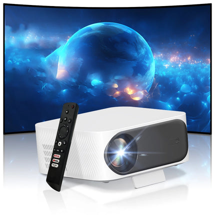 4K Portable Smart WiFi Home Theater Projector with Full HD & Bluetooth