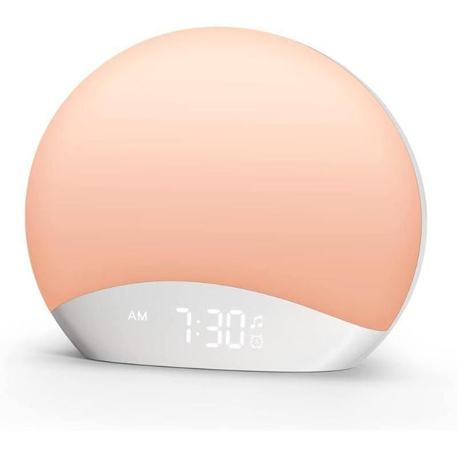 Wake Up Light & Sound Machine Alarm Clock with Night Light - Wnkrs