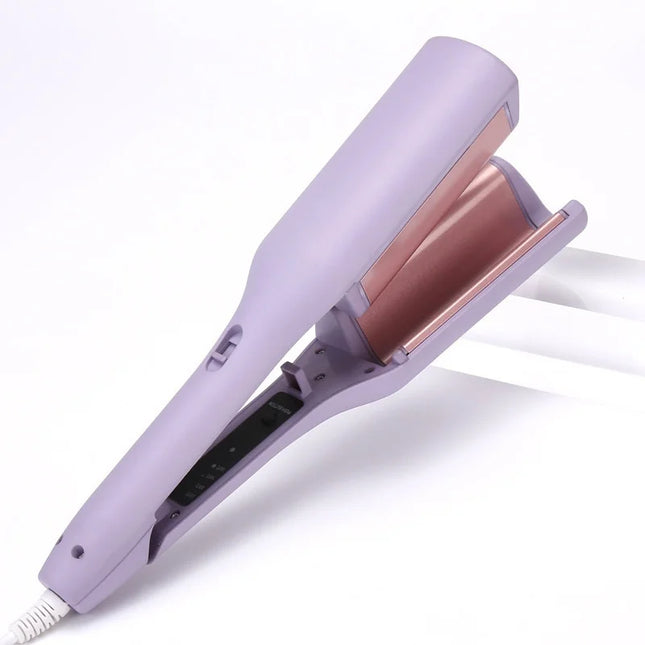 32mm Ion-Boosted Ceramic Curling Iron - Fast Heat, Dual Voltage, for Wet/Dry Hair