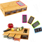 40x26x9.5 / Grater with bamboo lid