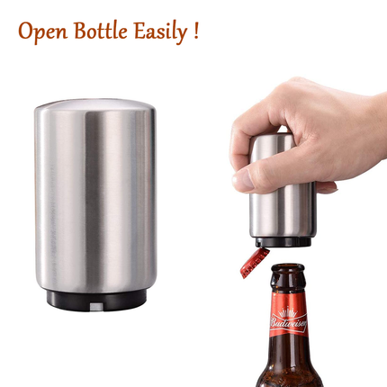 Automatic Beer Soda Bottle Opener Push Down Opener For Bar Cap Bottle Magnetic  Automatic Beer Soda Bottle Opener Push Down Opener For Bar Cap Bottle Magnetic - Wnkrs