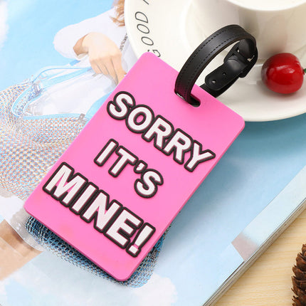 Cute "Not Your Bag" Silicone Luggage Tags