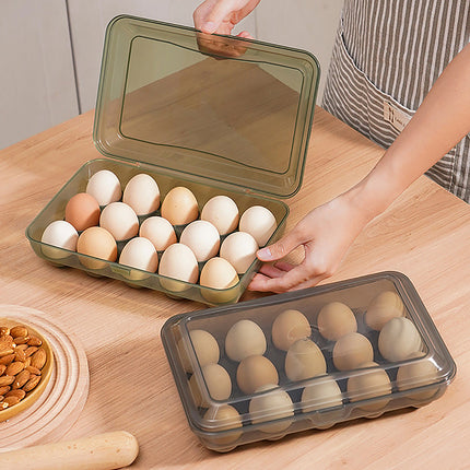 Caja de almacenamiento de huevos de 10/15 rejillas