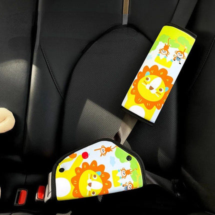 Kid's Comfort Car Seatbelt Protector with Cartoon Design - Wnkrs