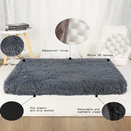 Tapis en peluche pour chien