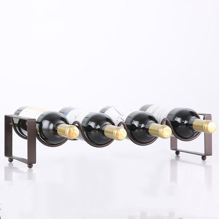 Stackable Wine Bracket Ornaments Wine Bottle Rack Wine Cabinet Wine Display Shelf Fashion - Wnkrs