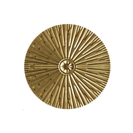 Elegant Round Gold Metal Wall Hanging Decoration