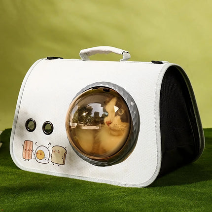 Sac de transport portable pour chat - Sac à bandoulière respirant pour animaux de compagnie pour petits chiens et chats