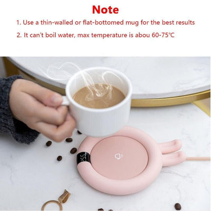 Calentador de tazas eléctrico ajustable de 3 temperaturas