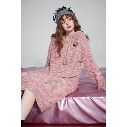 Robe à capuche confortable de style coréen Kawaii pour femme