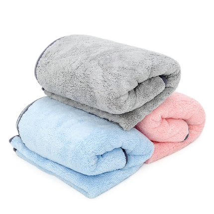 Couverture douce à séchage rapide pour chat et chien - Serviette de bain pour animaux de compagnie