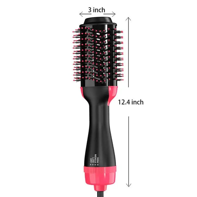 Brosse à air chaud multifonctionnelle et appareil de coiffure - Sèche-cheveux, volumateur, boucleur et lisseur en un