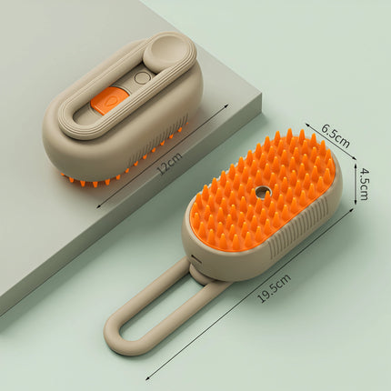 Brosse à cheveux électrique à vapeur pour animaux de compagnie