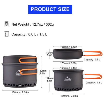 Compact & Durable Outdoor Camping Cookware - Wnkrs