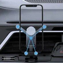 Universal Gravity Car Phone Mount - Secure & Versatile Mobile Holder - Wnkrs