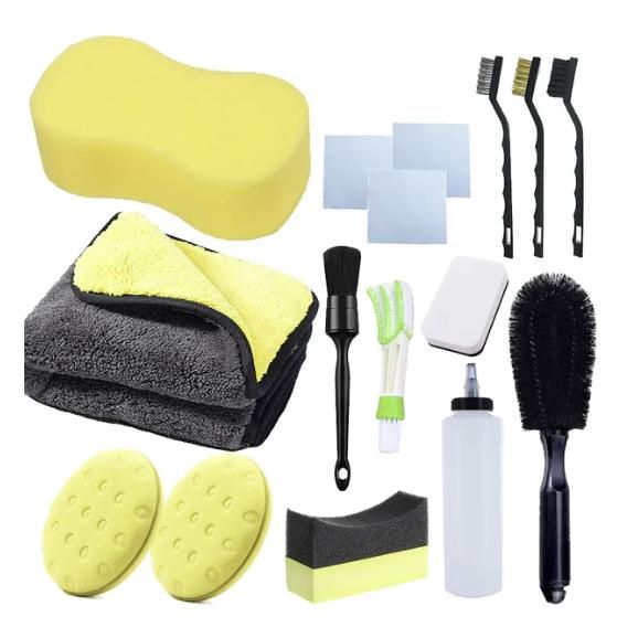 Complete 16-Piece Car Cleaning & Detailing Kit - Wnkrs