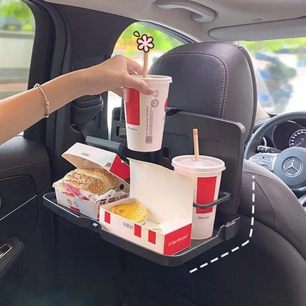 Foldable Car Back Seat Tray with Cup Holder - Wnkrs