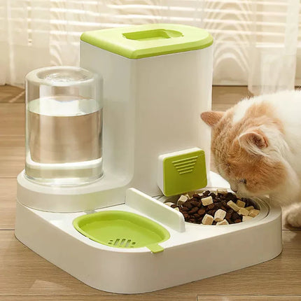 Comedero automático para gatos y dispensador de comida con gran capacidad y diseño de fácil limpieza