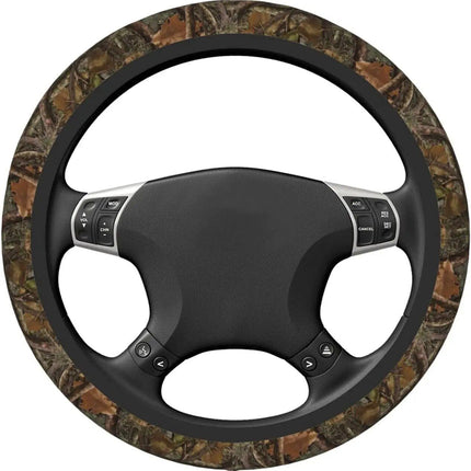 Forest Camouflage Steering Wheel Cover - Wnkrs