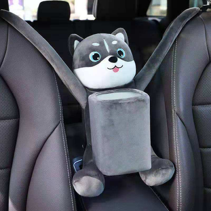 Cute Square Car Trash Bin - No-Lid Hanging Storage for Car Interiors - Wnkrs