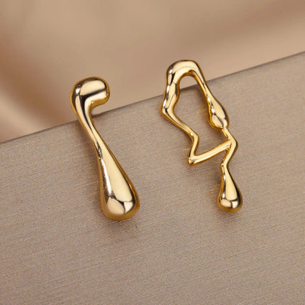 Liquid Stud Earrings - Wnkrs