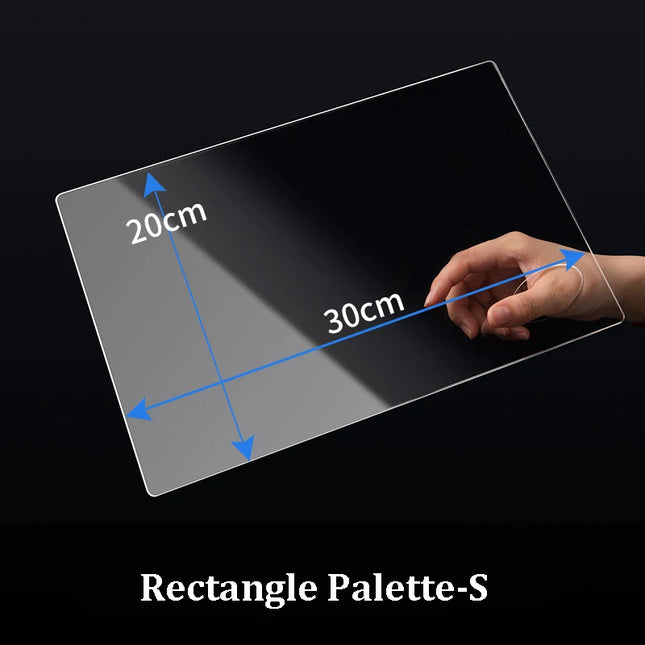 Palette de peinture acrylique – transparente, facile à nettoyer, parfaite