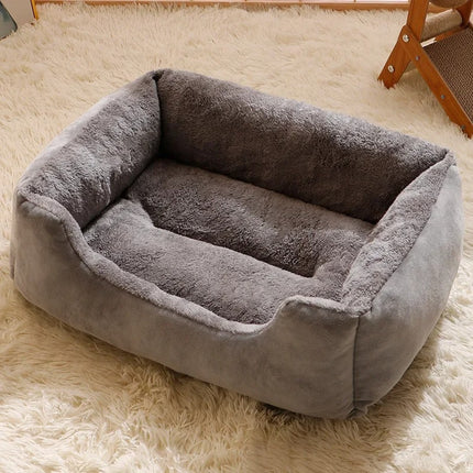 Lit pour chat en peluche confortable