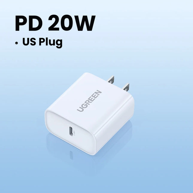 20W USB-C Fast Charger with Quick Charge 4.0 & 3.0