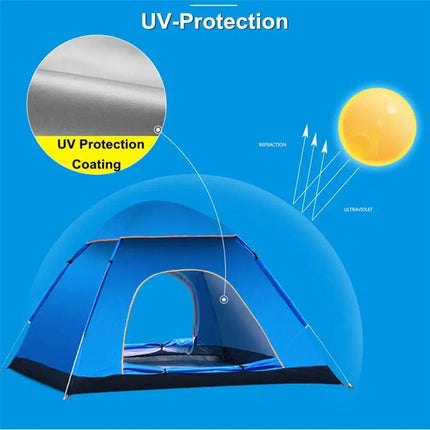 Instant Setup 3-4 Person Outdoor Tent - Wnkrs
