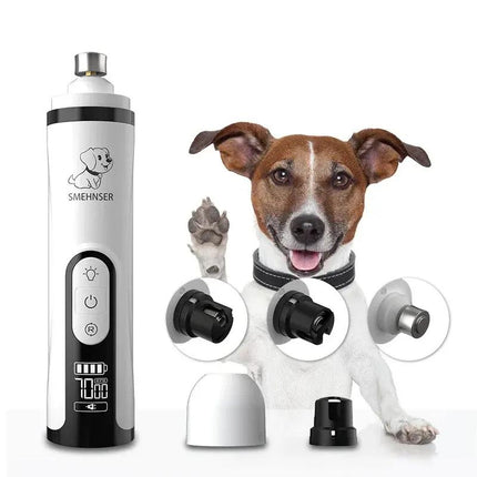 Broyeur à ongles pour animaux de compagnie rechargeable par USB