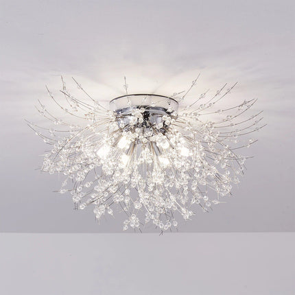 Elegant Gold/Silver Crystal LED Ceiling Light - Wnkrs