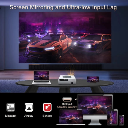 Proyector LED para cine en casa 4K 8K con Android 12, WiFi 5G y enfoque automático