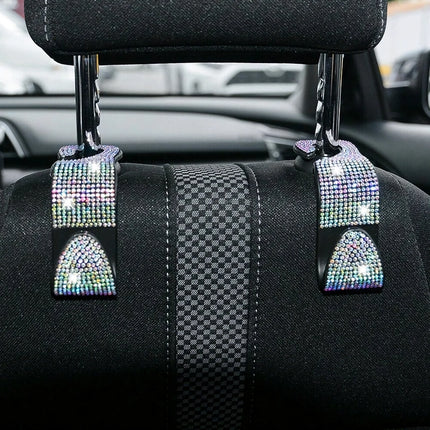 Gancho universal para asiento de coche con forma de diamante