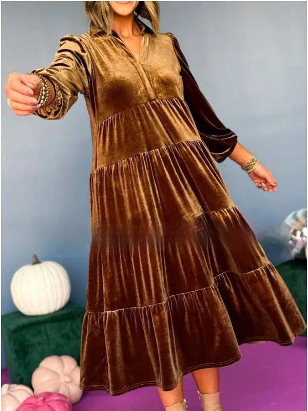 Nouvelle robe ample automne-hiver pour femmes