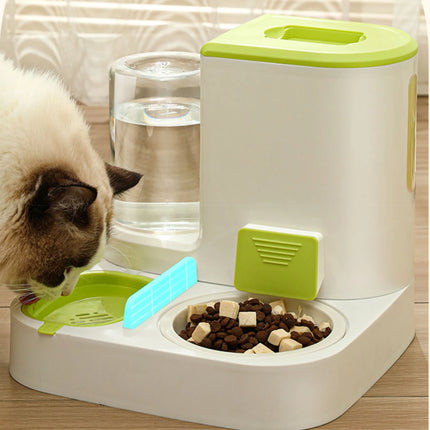 Comedero automático para gatos y dispensador de comida con gran capacidad y diseño de fácil limpieza